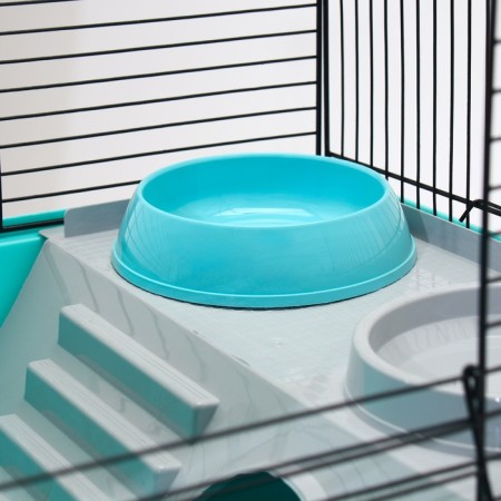 Cage for chinchilla "Pijon" No. 19, collapsible, 58 x 40 x 49, turquoise-8
