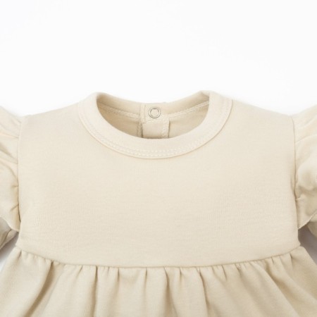 Платье и повязка Крошка, Я BASIC LINE, рост 86-92 см, молочный-3