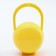 A container for storing and sterilizing children's nipples and dummy, yellow color