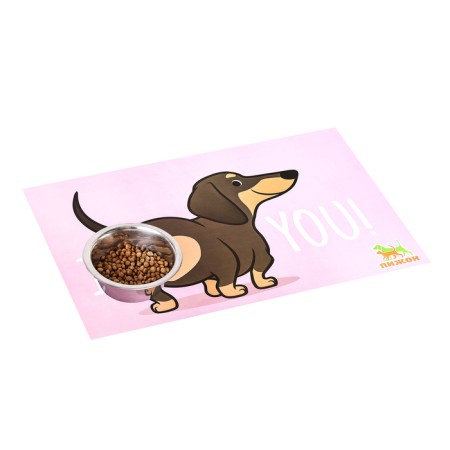 Rug for a bowl "Pigger" 43 x 28 cm "I love you"-1