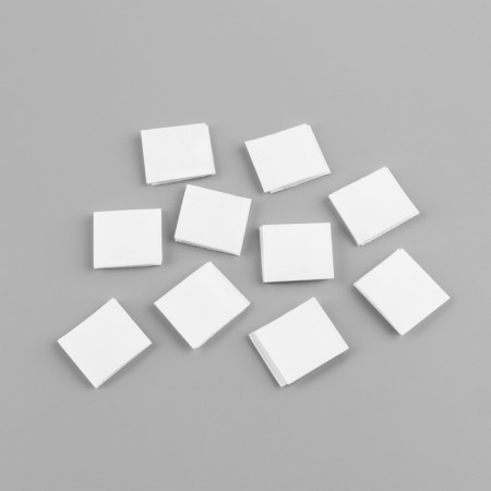A glue -based Velcro set, 2 × 2 cm, 10 pcs, white color-1