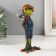 Souvenir Polystone Lak "Frog with Power" 4.5x7.5x16 cm