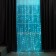 Garland "Curtain" 2.8 × 3 m dew on hooks, with a remote control, IP20, silver thread, 300 LED, glow aquamarine, 8 modes, USB