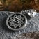 Amulet "Hitter Stork, Beast", metal pudter, art casting