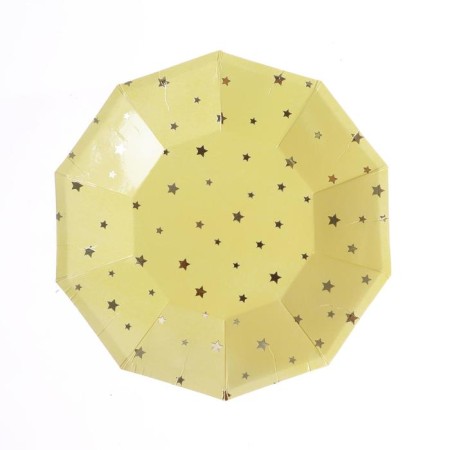 Paperial plate "Stars", Mix colors-2
