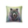 Decorative pillowcase "Bear with glasses", on lightning, size 45x45 cm