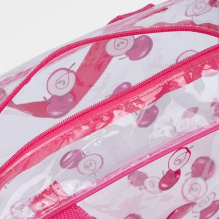 Lightning cosmetic bag, pink color-2