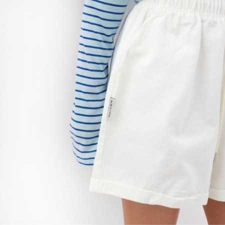 Women's shorts MIST DENIM, p. XS, white-2