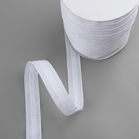 The curtain tape is classic, matte, 2.5 cm, 100 ± 1 m, white color-4