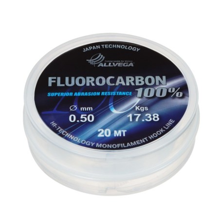 Monophile FX FX FX FLUOROCARBON 100%, diameter 0.50 mm, test 17.83 kg, 20 m, transparent-1