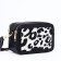 Bag Cross-Bodi with a zipper, black/white color