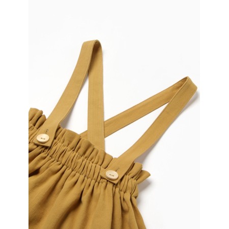 Skirt for girls on straps, minku, orange color, height 98 cm-1