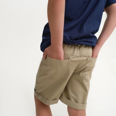 Shorts for the boy KAFTAN, size 34 (122-128 cm), beige color-4