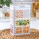 Bank with a lid for bulk products from tin "Italian decor", 2.7 l, d = 9.5 cm, h = 21.5 cm, drawing mix