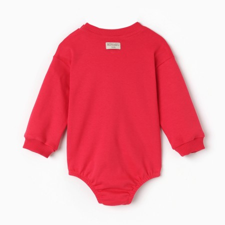 Svitsht-combineson children's minku color raspberry, height 80-86 cm-9