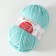 Autumn yarn 25% wool, 75% pan 150m/200g (222-blue turquoise)