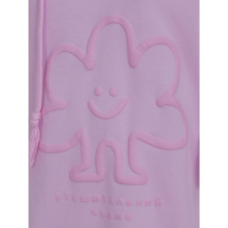 Sweatshirt for girls, height 140 cm, pink color-3