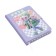 Notebook Gift Book 96l, line, with a knife, cut with a pattern of the cover, anime (12.9x9cm) 10539