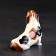 Porcelain figurine "Basset Hount", 7 cm, copyright painting