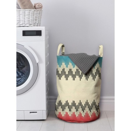 Basket for storage of things "Zigzag universe", size 35x50 cm