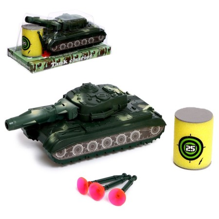 The inertial “shock force” tank, shoots with suction cups