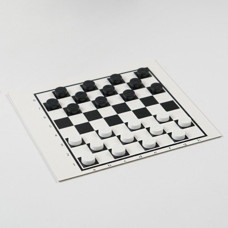 Checkers "Russian and international", field 20 x 20 cm-2