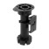 Plastic tundra support adjustable d = 26, h = 120-160 mm, with clip, black, set 4 pcs
