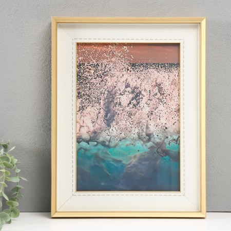 Photo frame Plastic A4 "Aristia" gold frame 3.3x29.5x38 cm