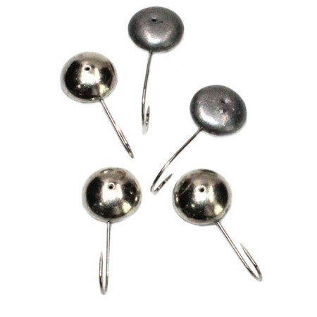 Mormyshka soldering yaman sphere, weight 1.28 g, nickel, packaging 5 pcs.