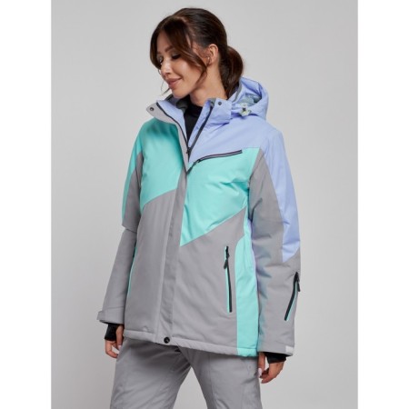 Ski jacket female, size 46, purple color-1