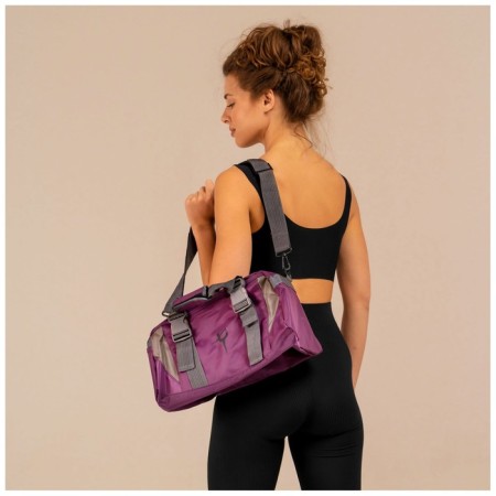 Sangh yoga and gymnastics bag, 37x20x20 cm, purple color-1