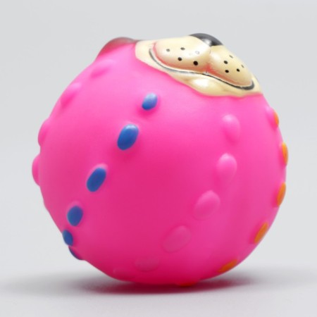 Brying toy "Jim" for dogs, 6 cm, pink-1