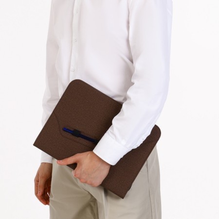 Folder for documents, A4, brown color-4