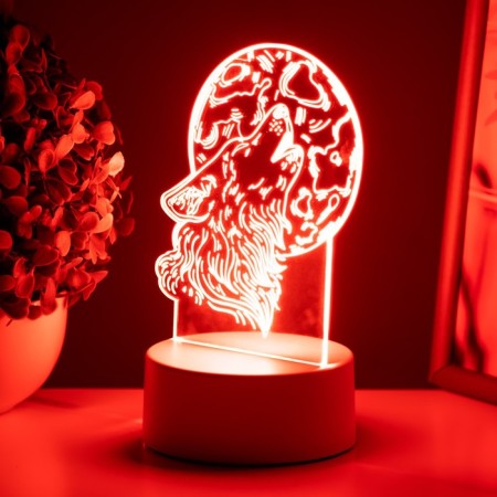 Lumber "Wolf" LED white 12x9.5x16 cm Risalux-3
