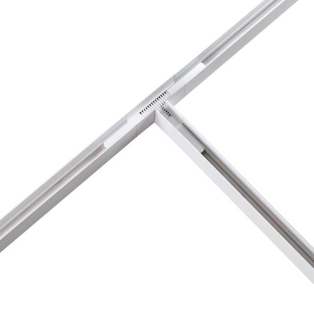 Connector T-shaped flum, white color-5