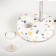 Aelita table lamp E14 15W white 20x20x30 cm Risalux