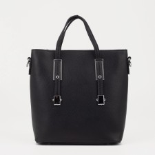 Bag Female Tout with zipper, black color