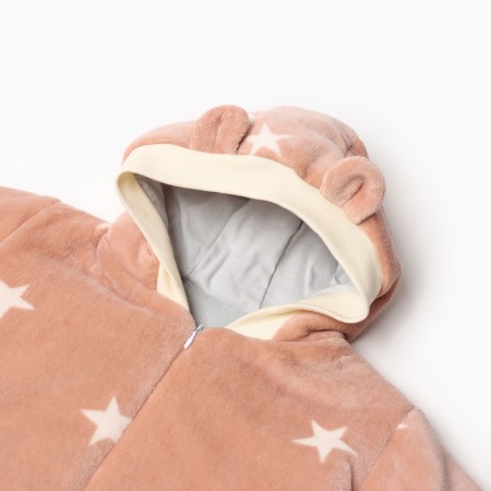 Combineson crumb I am insulated plush, height 74-80, beige-1