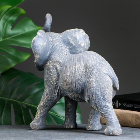 Figure "Elephant" Gray, 28x29x15cm-2