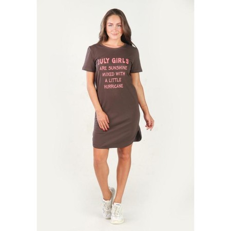 Women's tunic July Girls, size 46, brown color
