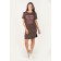 Women's tunic July Girls, size 46, brown color