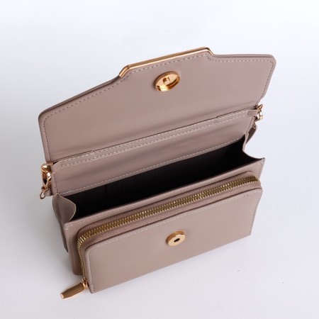 Women's bag with lightning, gray color-8