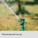 Spille sprayer, under the connector, horizontal, plastic, Greengo