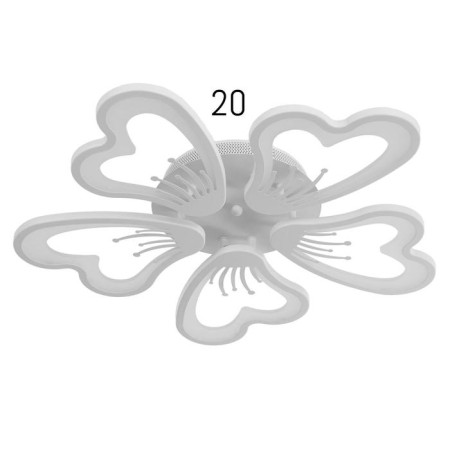 Luer with PDD 10031/5wt LED 120W 3000-6000k Dimmer white 62x62 cm Bayerlux-1