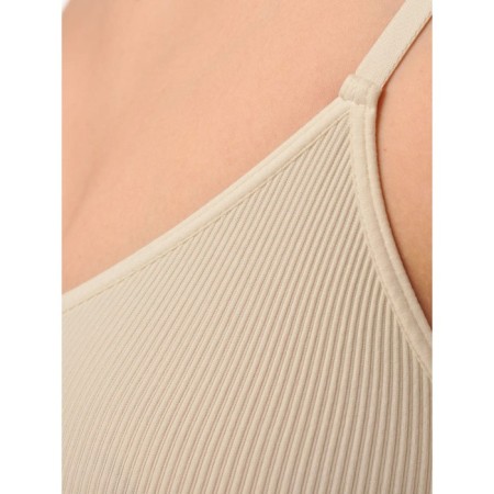 Female top on thin straps in the rumor Mirey Top V-Cutout SPALA Stretta, size 44-46, color Pimbir-1