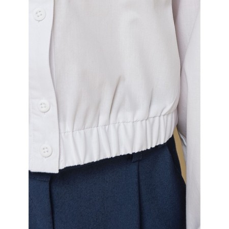 Blouse for girls, height 122 cm, white color-6