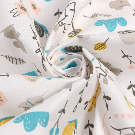 Diaper mouse, size 75x120 cm, calico, 140 g/m, cotton 100%-1