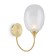 Bra Maytoni Mod016WL-01BS, 1HE14, 60W, 33.7x19x43.1 cm, brass color