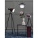 Coffee mayen table, 450 × 450 × 550 mm, white / plum color