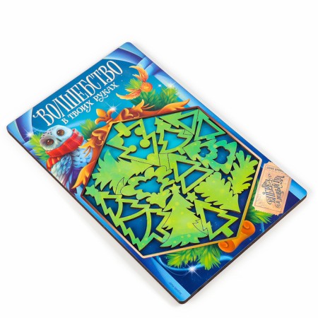 Puzzle "Christmas trees"-2